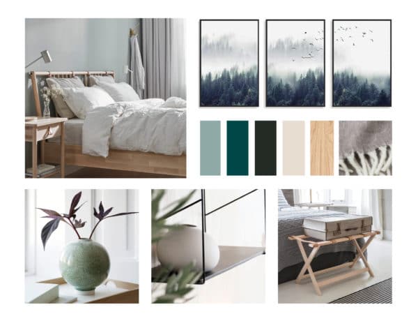Gästezimmer einrichten Moodboard