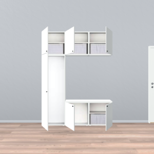 Ein Einbauschrank aus IKEA Platsa Modulen