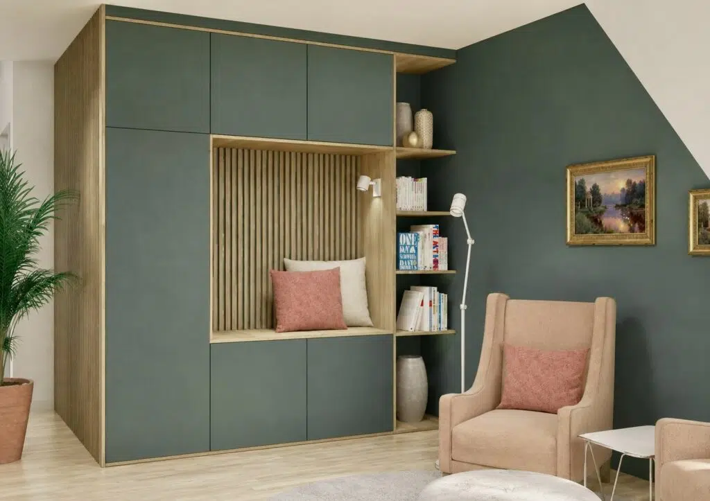 Ein Einbauschrank aus IKEA Platsa Modulen