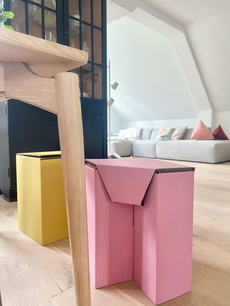 Room in a Box Nachhaltige Pappmöbel